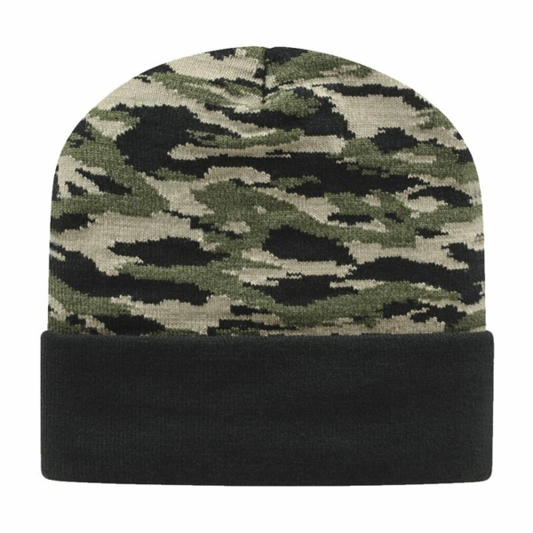 USA-Made Camo Cuffed Beanie Thumbnail